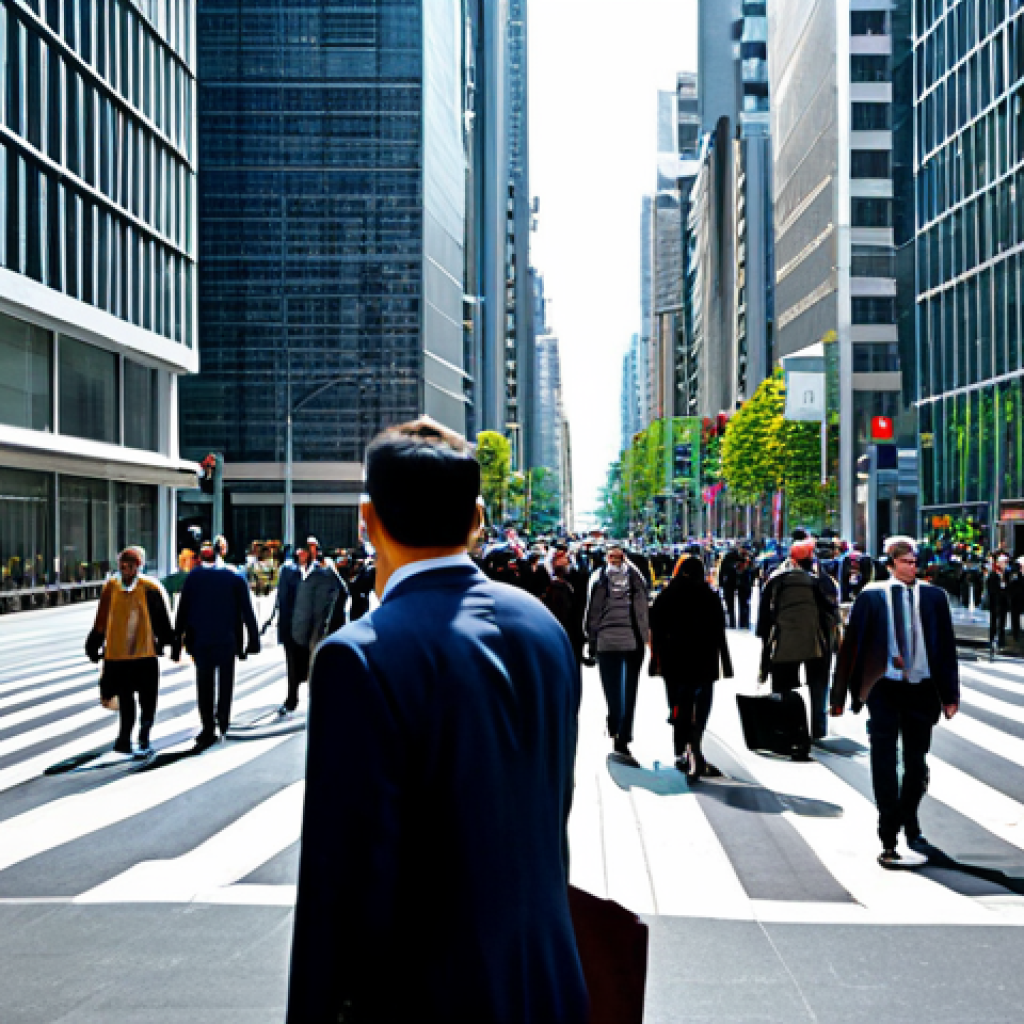 Surveillance in a Modern City**
"A bustling cityscape during the day, filled with pedestrians in professional and modest clothing, fully clothed, surrounded by skyscrapers. Subtle security cameras are visible on buildings and streetlights. The scene evokes a sense of being watched. Safe for work, appropriate content, perfect anatomy, correct proportions, natural pose, professional, high quality, well-formed hands, proper finger count, natural body proportions."
**