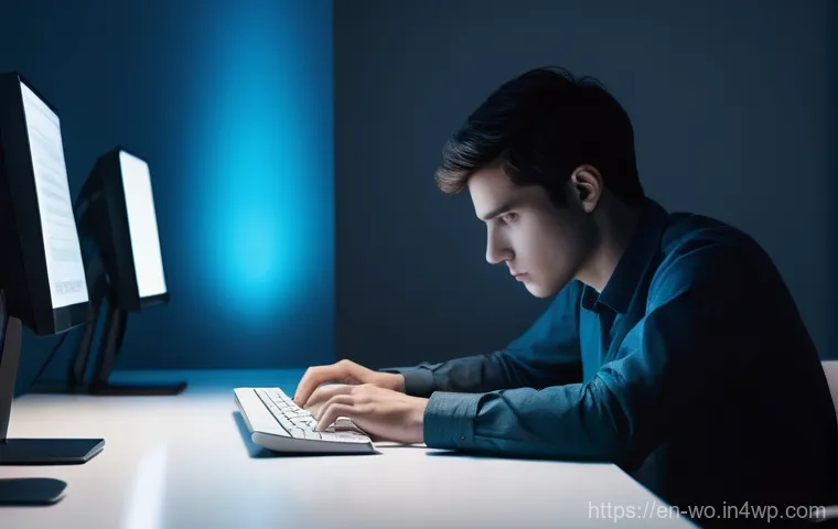 디스토피아적 사회의 소통 방식 변화 - **Prompt Title: The Silent Observer**
"A lone individual, gender-neutral, in their late twenties...